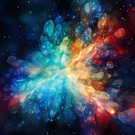 Abstract fractal backgroundの素材