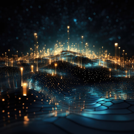 Futuristic technology background.の素材