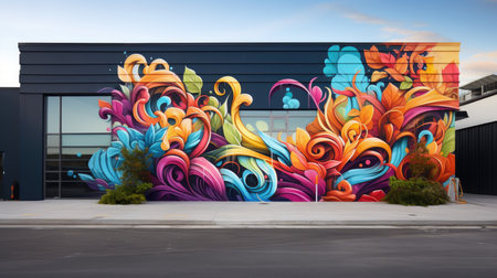 Mural art at Expoの素材