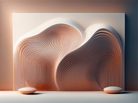 Abstract background for product presentation.の素材