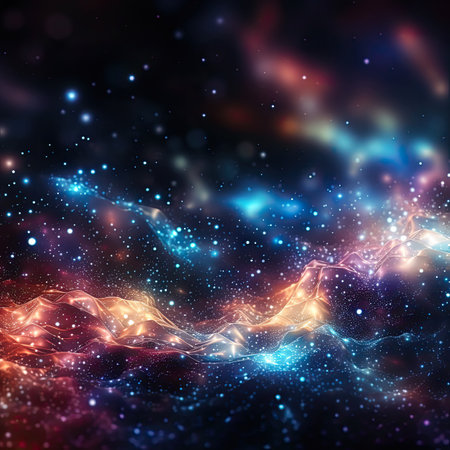 abstract galaxy background.の素材