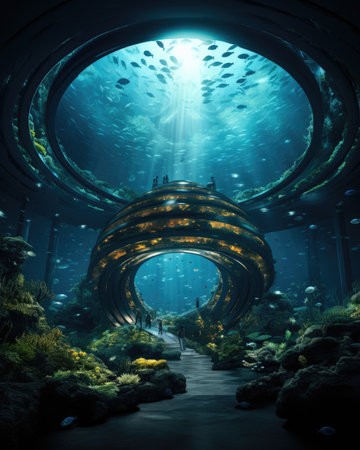 Underwater world.の素材