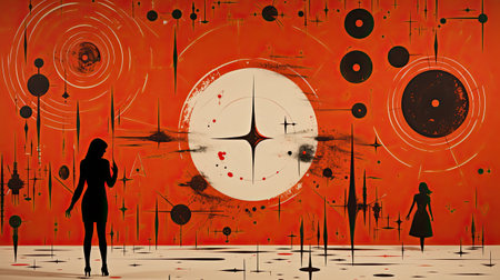 Abstract grunge backgroundの素材