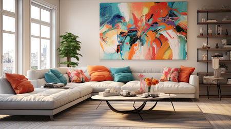 Modern bright interiorsの素材