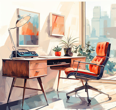 Interior of a modern office.の素材