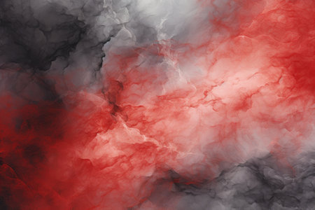 Abstract red and black background. Fantasy fractal texture.の素材