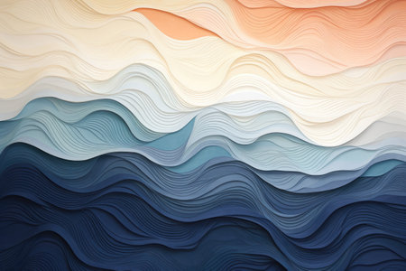 Abstract wavy background.の素材