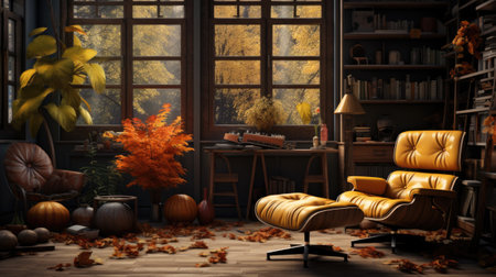 Autumn in the room.の素材