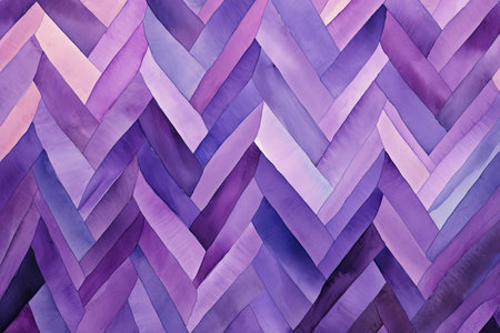 Watercolor pattern with violet and violet lines.の素材