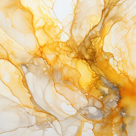 abstract ink in water on white backgroundの素材
