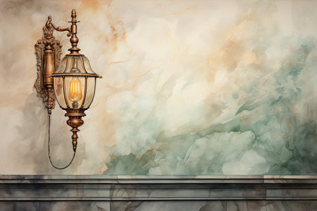 Vintage wall lample wall.の素材