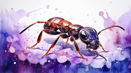 Watercolor Antの素材