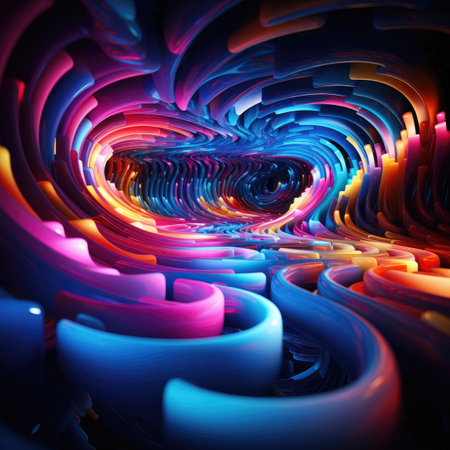 Abstract fractal. Fractal art backgroundの素材