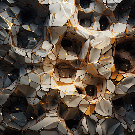 abstract background with golden and black elementsの素材