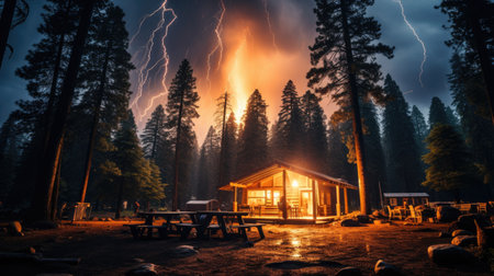 Lightning strikeの素材