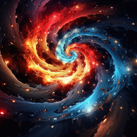 Abstract fractal. Fractal art backgroundの素材