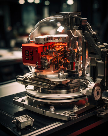 3D printer printing a model of the human body.の素材