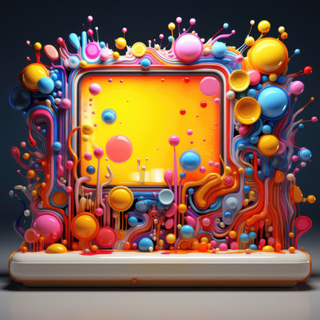 Abstract colorful background.の素材