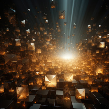 Abstract fractal backgroundの素材
