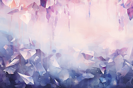 Abstract watercolor background with bokeh lights.の素材