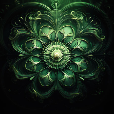 Abstract fractal. Fractal art backgroundの素材