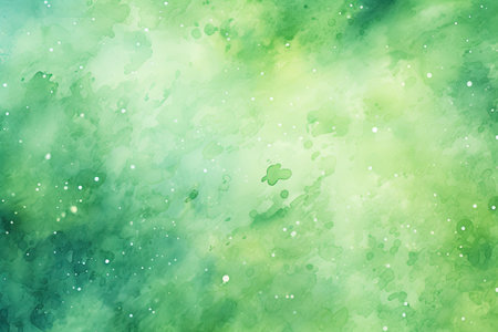 Abstract green watercolor background.の素材