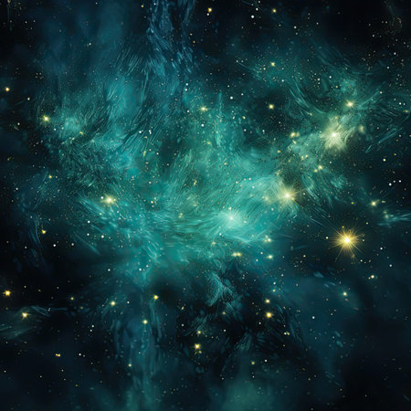 Stars of a planet and galaxyの素材