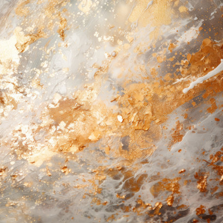 Marble abstract acrylic background. Marbling artwork texture. Agate ripple pattern. Gold powder.の素材