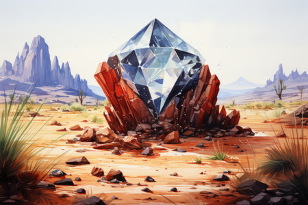 Diamond in the desertの素材