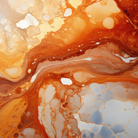 Marble abstract acrylic background. Marbling artwork texture. Agate ripple pattern. Gold powder.の素材