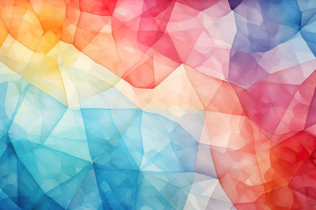 Abstract colorful polygonal background.の素材