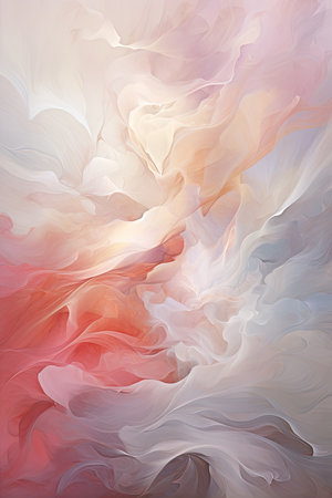Abstract background of acrylic paint in pink, beige and white colorsの素材