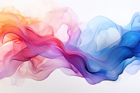 abstract background with multicolored smoke. Abstract backgroundの素材