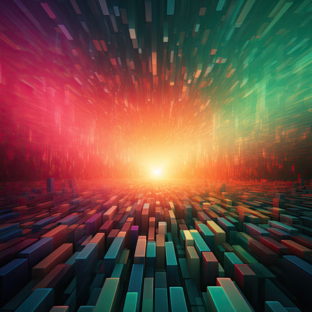 abstract colorful backgroundの素材