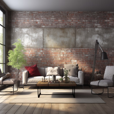 interior with sofa.の素材