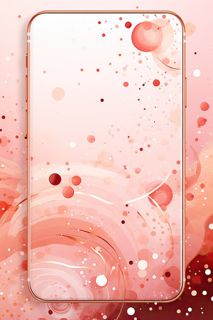 Abstract background with watercolor splashes and drops.の素材