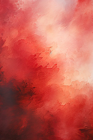 Abstract watercolor background. Red watercolor texture.の素材