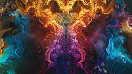 Abstract background. Psychedelic fractal textureの素材