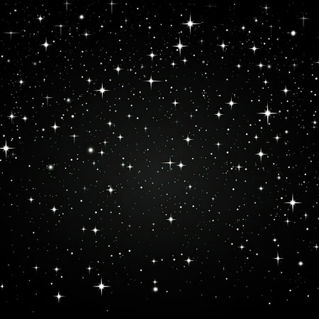 Stars in the night skyの素材