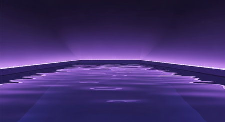 Abstract background with neon lights. Futuristic empty space.の素材