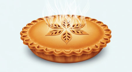 Illustration of a burning wax candle in a shape of a leafの素材