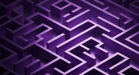 Purple maze backgroundの素材