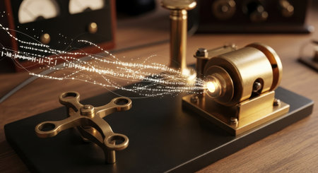 Digital composite of Digital composite image of gavel, scales and sound wavesの素材