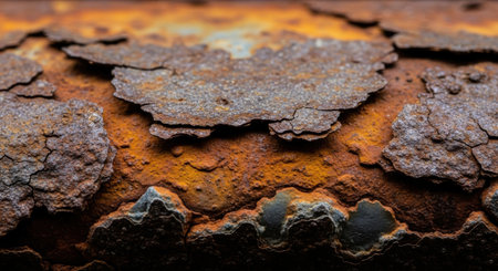Rusty metal texture. Old rusty metal background. Rusty metal backgroundの素材