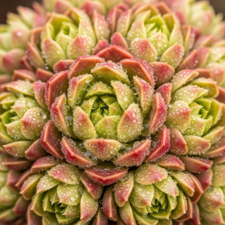 Close up of succulent plantの素材