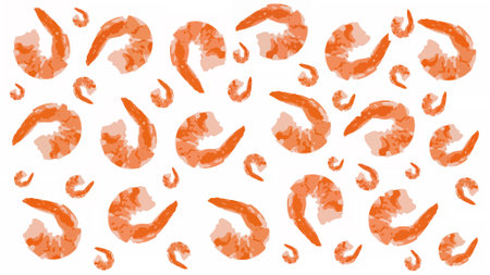 Tasty shrimp signage good for your multimedia content design vector or background wallpaperの写真素材