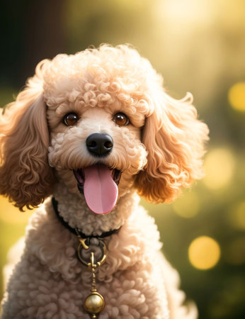 Various pictures and illustration of cute dogs, with different positions and expressions with different backgrounds. Chihuahua, husky, maltese, poodle, saint bernard, golden retriever.の素材