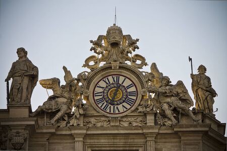 Detail of the Basilica of Saint Peter in the Vatican