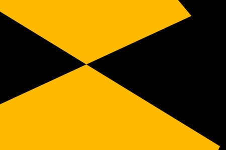 polygonal design / Abstract geometrical yellow and blackの写真素材
