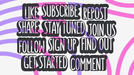 Most Popular Call To Actions Blog Posts  For Vlog Video Blog Social Media Channel Vector Graphic